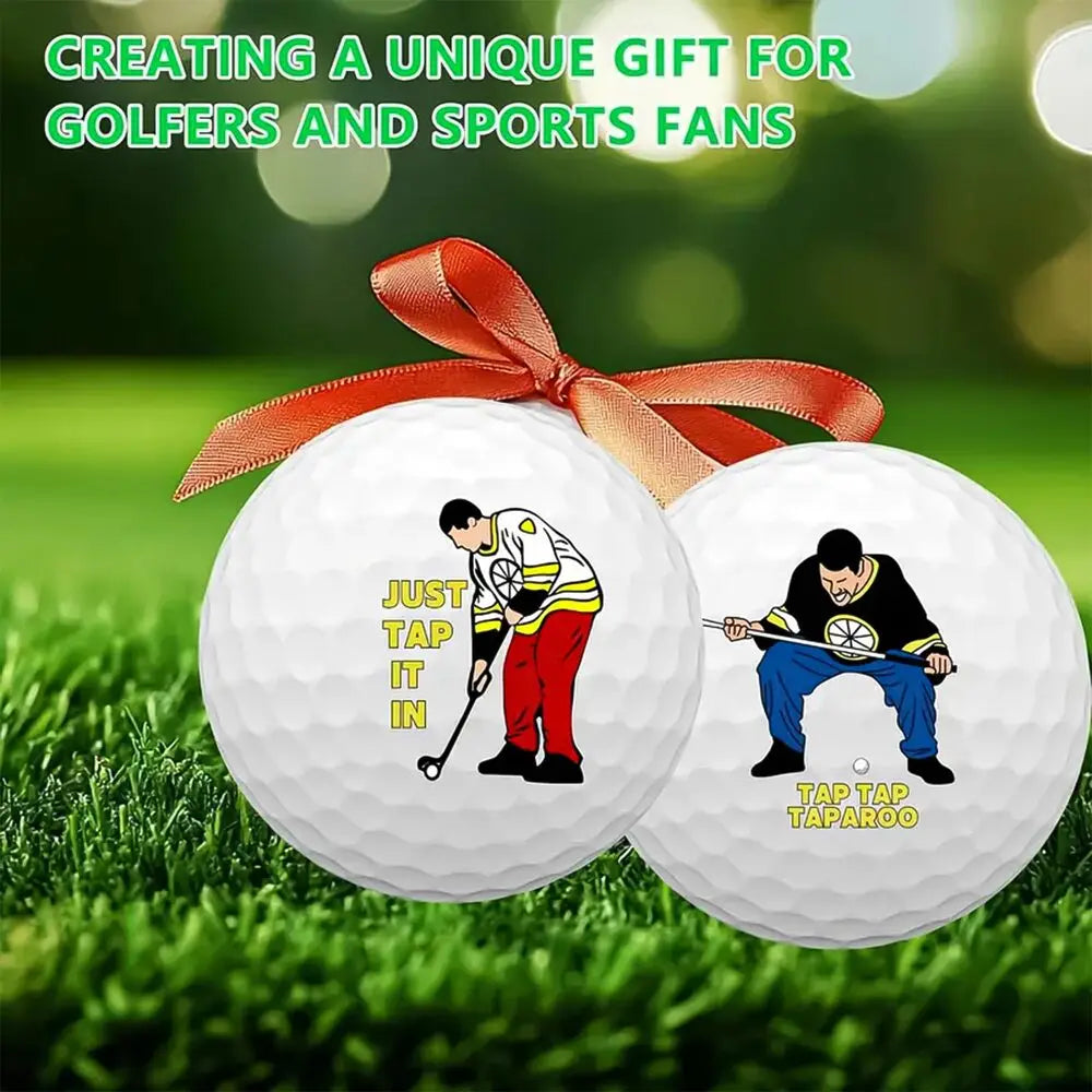 4 Counts Funny Golf Balls Funny Golf Balls Gift Set Funny Novelty Golfer Present for Men Dad Golfing Fan One Standard Size