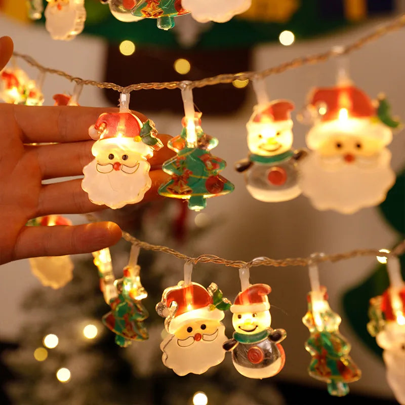 Christmas Snowman Lantern shining festive songs in ice and snow