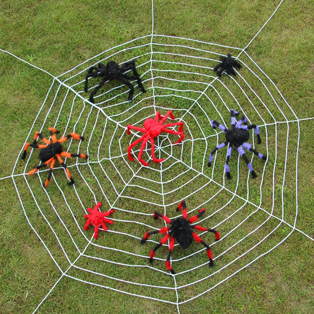 Halloween carnival party home decoration giant cobweb