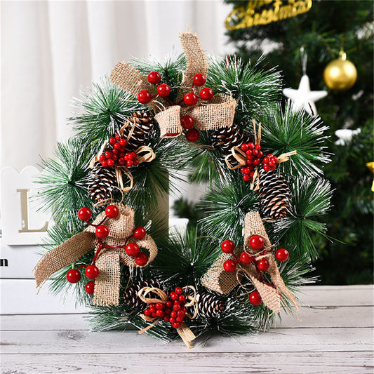 Christmas wreath: a natural tribute in winter, Christmas decoration