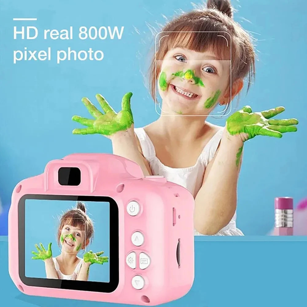 Children's Camera Waterproof 1080P HD Cartoon Cute Outdoor Photography Toy