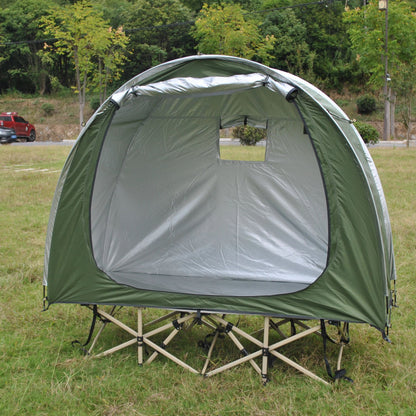 1-2 PERSON TENT | Ultralight Camping Tent | Single Layer | Portable Hiking(Excluding Bed) Cot Bed Off Ground | Easy Setup Waterproof Outdoor Tent