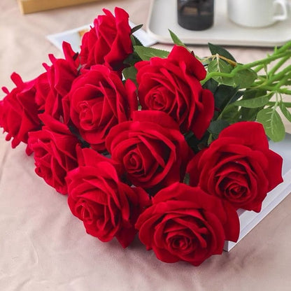 High-End Artificial Rose Bouquets | New Style Plastic Flower Arrangements | Premium Flower Ornaments