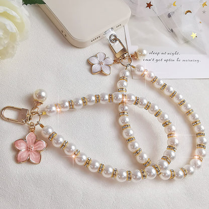 Luxury Pearl Keychain | Women’s Jewelry-Inspired Charm for Phone, Bag & Car Keys
