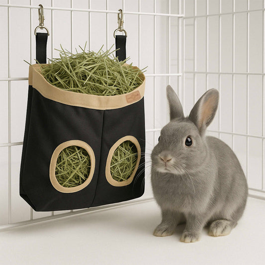 Herbivorous pet supplies, pet hay bags can be hung in cages, suitable for small pets such as rabbits, hamsters, guinea pigs, etc