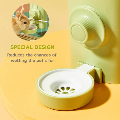 Rabbit Hanging Water Bottle Dispenser | Cage-Mounted Pet Water Feeder
