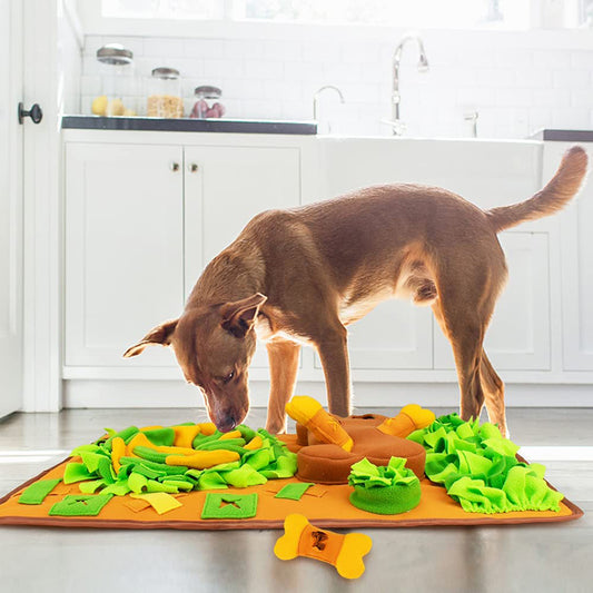 Pet Slow-Feeding Puzzle Dog Feeding Mat Puzzle Toys Sniffing Mats