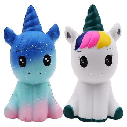 New Squishy Cute Unicorn Simulation Animal Doll | PU Bread Slow Rising | Scented | Soft Squeeze Toy | Stress Relief | For Kids | Christmas Gift