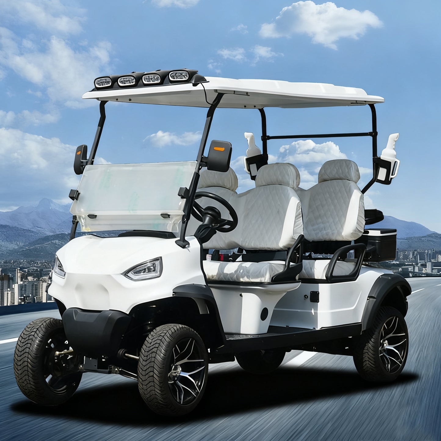 4-Seater Golf Carts | Hotel And Airport Pickups | Scenic Area Tours | Sightseeing Vehicles