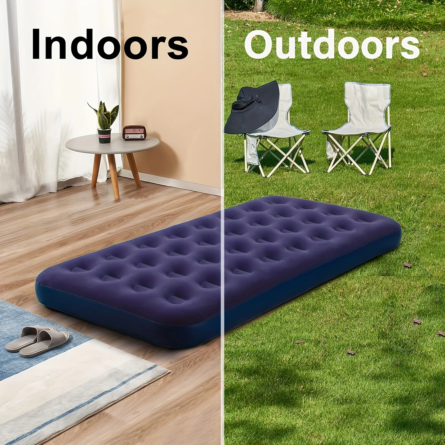 Camping & Home Use Air Mattresses | Twin & Queen Size (Single & Double) | Inflatable Sleeping Pads