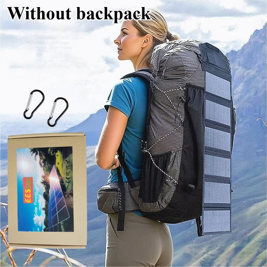 25W - 100W Foldable Waterproof USB Solar Charger | For Cell Phone & Tablet | Portable Outdoor Camping Emergency Power Supply