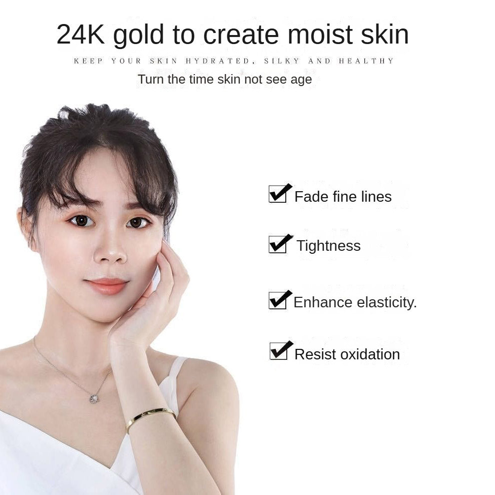 24K Gold Hyaluronic Acid Niacinamide Facial Essence | Collagen-Rich | Anti-Aging | Hydrating Whitening | Face Tightening