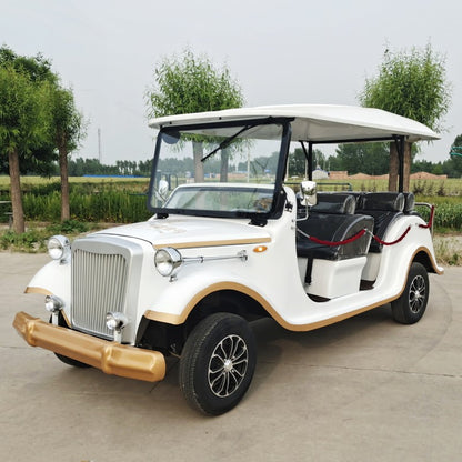 1-Row 2-Seater Sightseeing Car (Customizable) | Scenic Area Tourism Electric Sightseeing Car | 11-Seater / 14-Seater Sightseeing Car | House-Viewing Reception Car