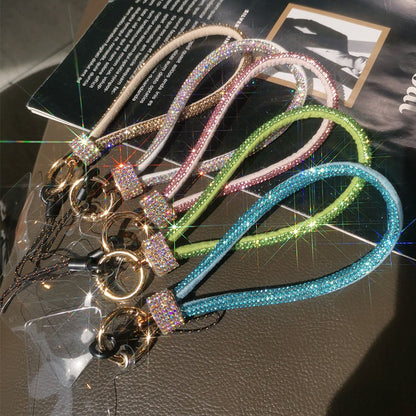 For Cell phone lanyard | pendant phone strap Keychain on the phone Wrist chain | luxury rhinestone pendant chain | diamond bracelet