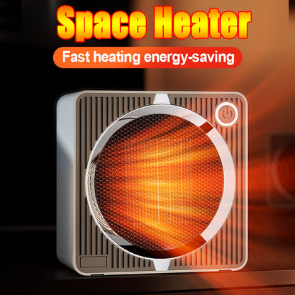 500W Portable Space Heater | Fast Heating | Lightweight Desktop | Small Warm Air Heater | Indoor Office Household Warmer Fan