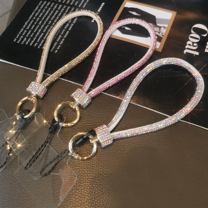 For Cell phone lanyard | pendant phone strap Keychain on the phone Wrist chain | luxury rhinestone pendant chain | diamond bracelet