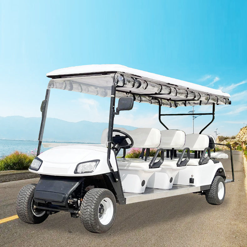 2/4/6/8-seater electric sightseeing buses for tourist attractions, park patrol buses, off-road shuttle buses, and electric golf carts