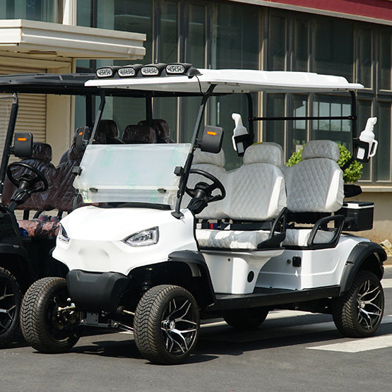 Golf carts, hotel and airport pickups, scenic area tours, and sightseeing vehicles
