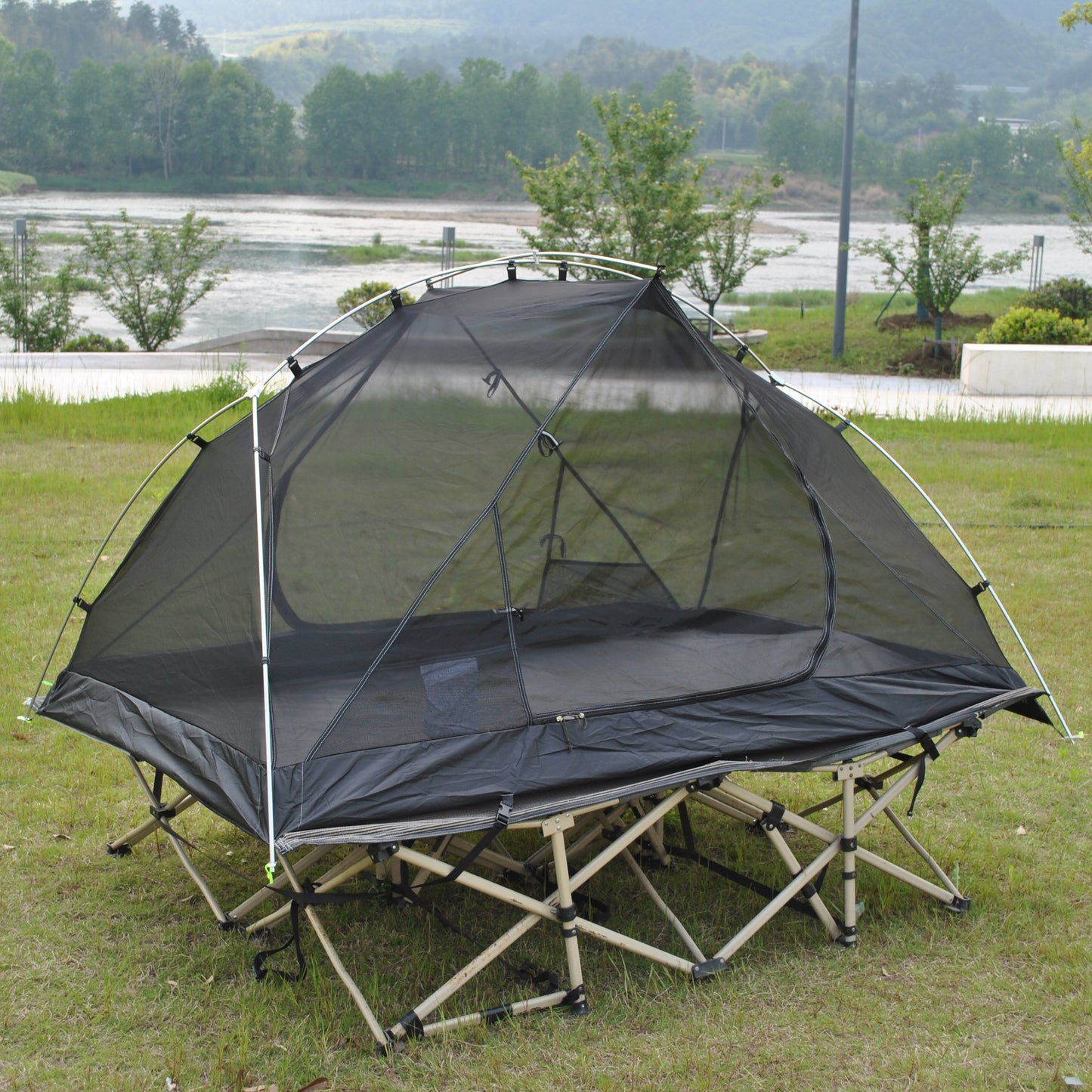 Upgrade Design Tent | 2 - in - 1 Ultralight 2 Person Camping Tent | With Groundsheet | Double Layer | No Camp Bed