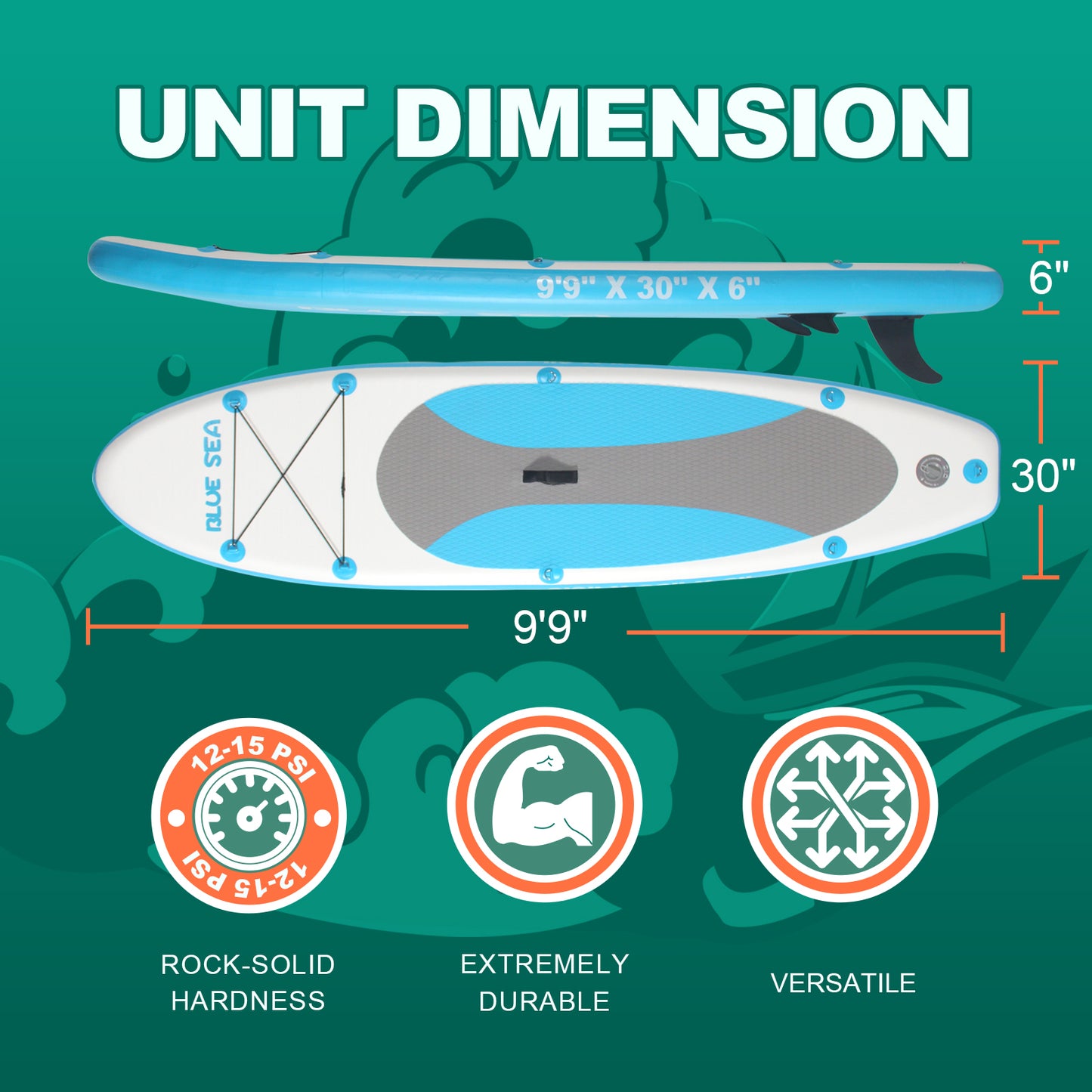 Inflatable Stand Up Paddle Board (SUP) | Versatile Yoga Paddle Board | Premium Accessories Included | For All Adult Skill Levels