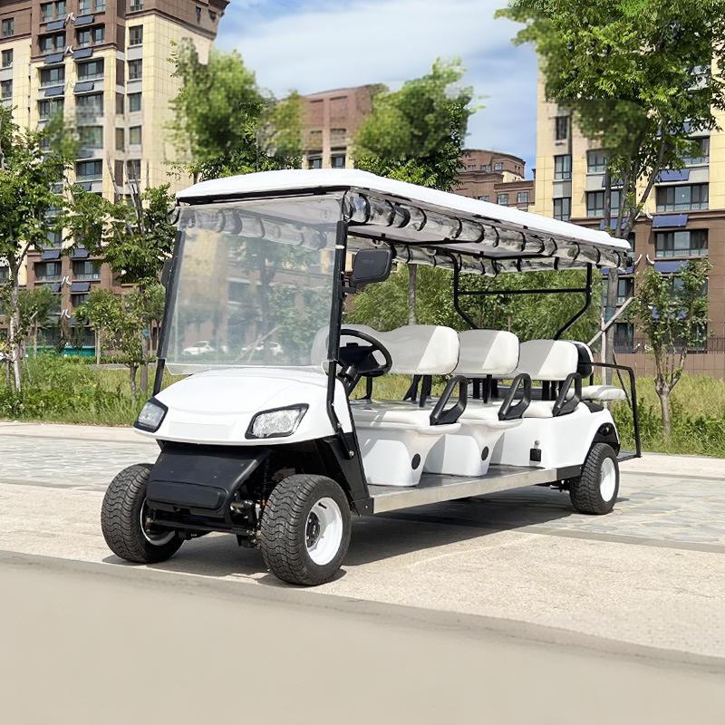 2/4/6/8-seater electric sightseeing buses for tourist attractions, park patrol buses, off-road shuttle buses, and electric golf carts
