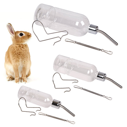 Plastic Rabbit Drinking Bottle | Hamster Cage Water Bottle Dispenser
