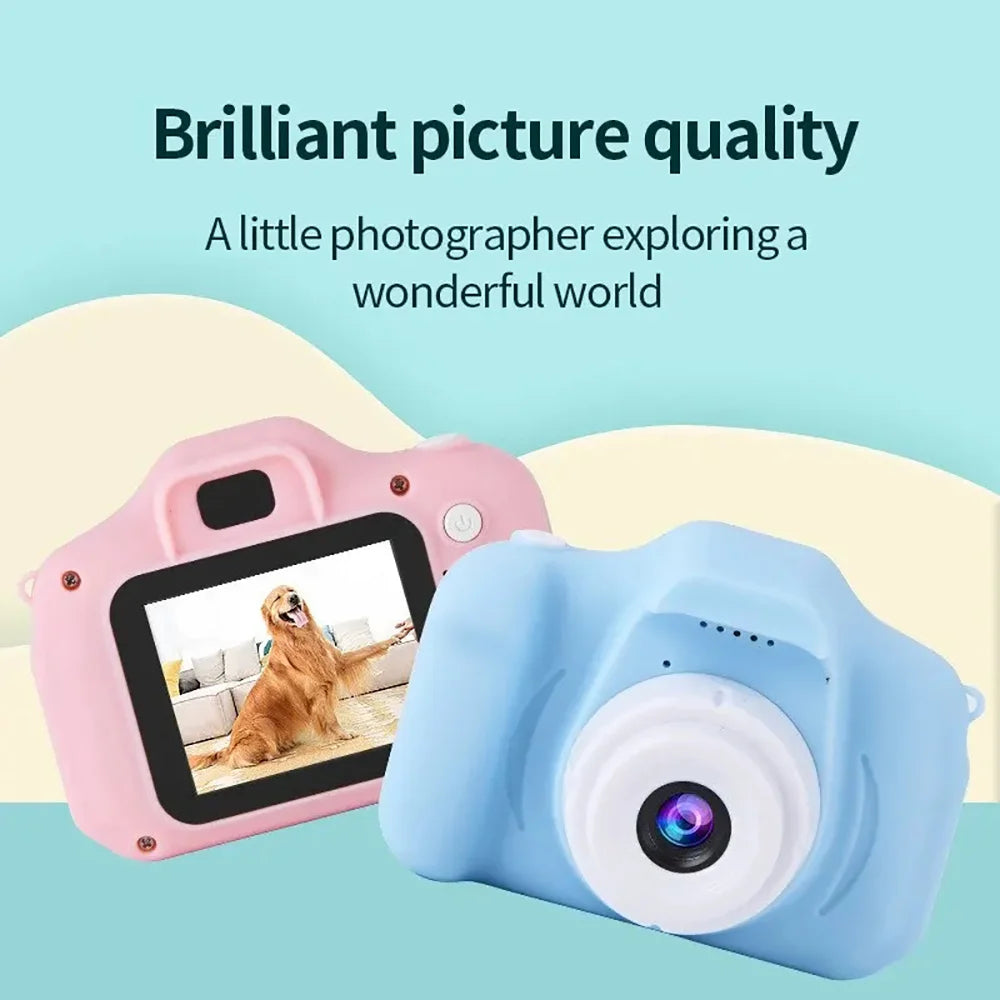 Children's Camera Waterproof 1080P HD Cartoon Cute Outdoor Photography Toy