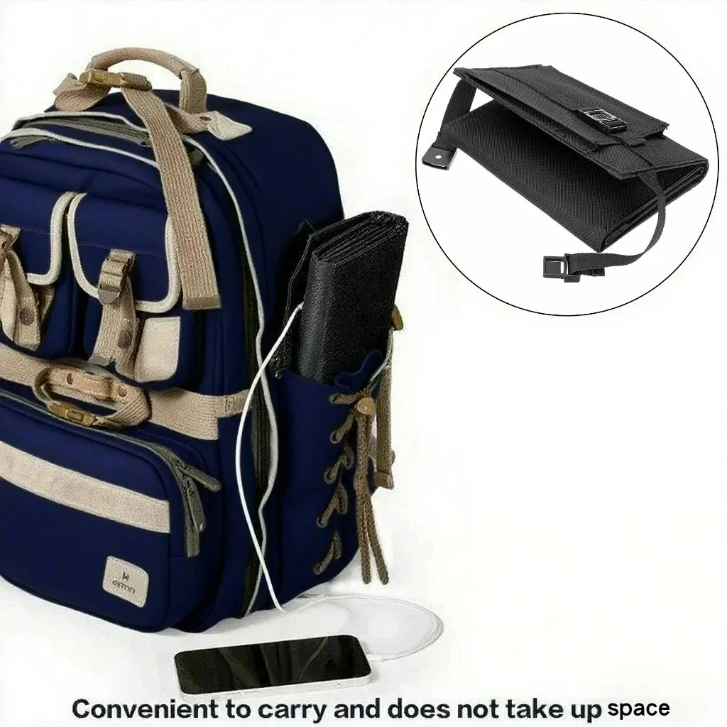 25W - 100W Foldable Waterproof USB Solar Charger | For Cell Phone & Tablet | Portable Outdoor Camping Emergency Power Supply