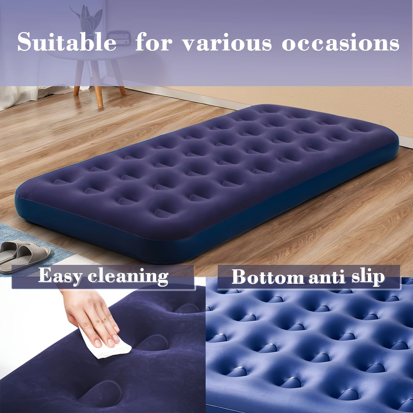 Camping & Home Use Air Mattresses | Twin & Queen Size (Single & Double) | Inflatable Sleeping Pads