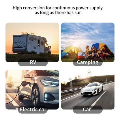 70/40W Foldable Solar Panel | 5V USB Portable Battery Charger For Cell Phone | Outdoor Waterproof Power Bank | For Camping Accessories