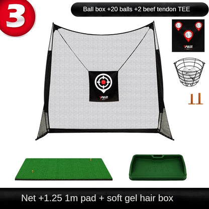 Double Bullseye Cloth Indoor Golf Practice Net Swing Hitting Net