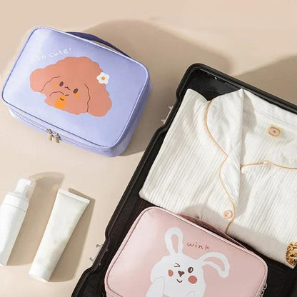 Outdoor Waterproof Toiletry Organizer Large Capacity Travel Makeup Bag Women Girls Cosmetic Pouch