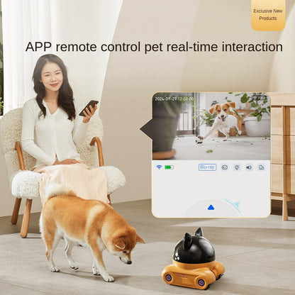 Whole house mobile camera pet monitoring robot home use