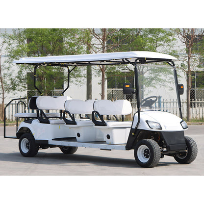 6-Seater Golf Cart | Four-Wheel Electric Sightseeing Car | Electric Golf Cart | Scenic Area Sightseeing Car | Foreign Trade Sightseeing Car