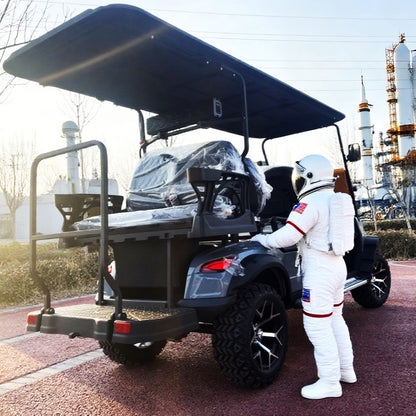 New Design 6-Seater Electric Golf Cart | 72V Lithium Battery | Street Legal Off Road | Aluminum Alloy Wheels