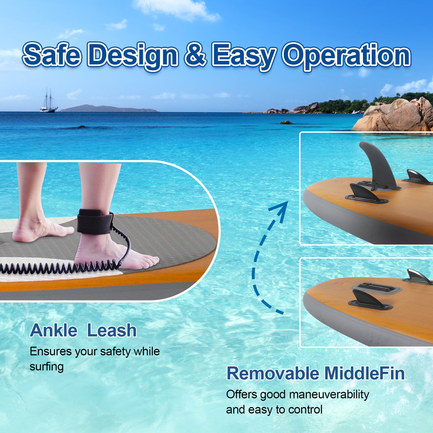 INFLATABLE STAND UP PADDLE BOARD | PREMIUM SUP ACCESSORIES | SUP BOARD | FOR ADULTS