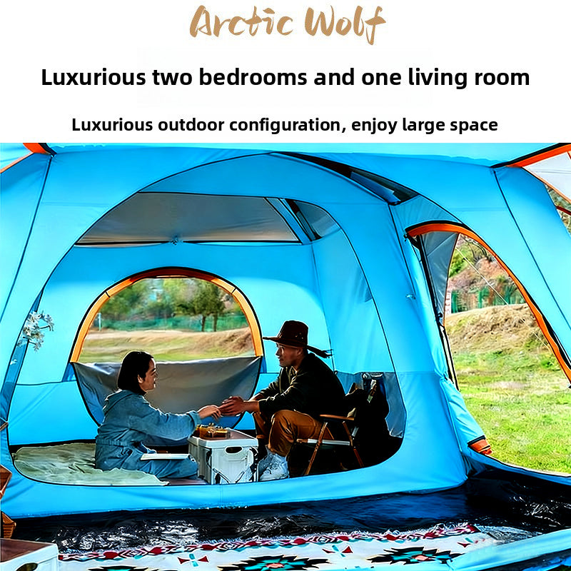 5-8 PERSON TENT In 2025 | Upgrade To A Two-Bedroom | One-Living-Room Outdoor Folding Portable Windproof Tent