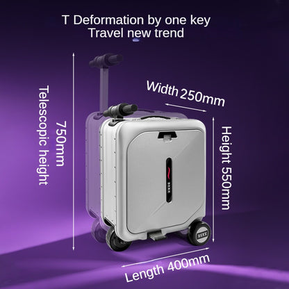 Smart Electric Suitcase | With Remote Control | 20-Inch Trolley Case | Travel Luggage