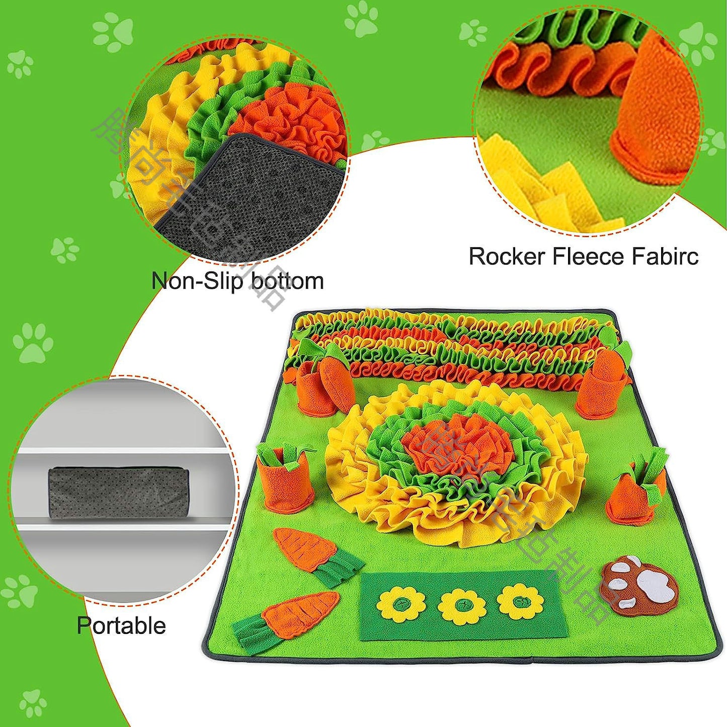 Pet Felt Feeding Pad Training Blanket