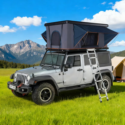3-4 PERSON TENT Waterproof Roof Tent |  Portable Double-Layer Oxford Fabric and Ladder For Outdoor Camping
