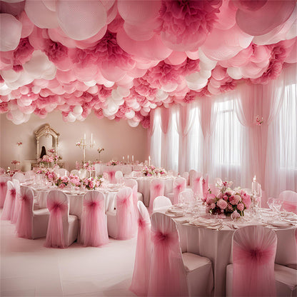 1/2/3/5/10M Wedding Tulle Sheer Backdrop Curtains | Birthday/Spring Party Photography Decor