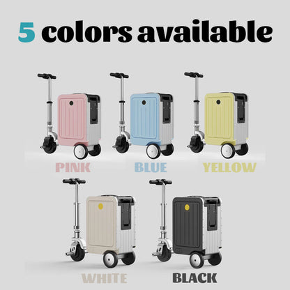 Maleta Fengjiu 20'' Para Cabina | Resistente 150kg | Certificado CE/3C | Con Asiento | Electric Smart Luggage