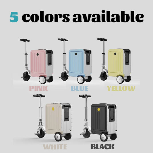 Maleta Fengjiu 20'' para Cabina – Resistente 150kg, Certificado CE/3C, Con Asiento Electric Smart Luggage