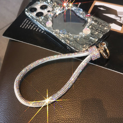 For Cell phone lanyard | pendant phone strap Keychain on the phone Wrist chain | luxury rhinestone pendant chain | diamond bracelet