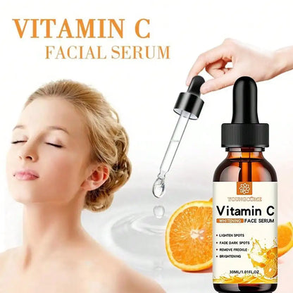 Facial essence is rich in hyaluronic acid and vitamin C, and has the effects of removing freckles, moisturizing, repairing, anti - aging, and nourishing the skin