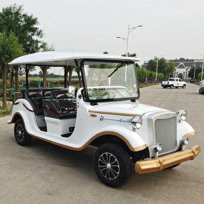 1-Row 2-Seater Sightseeing Car (Customizable) | Scenic Area Tourism Electric Sightseeing Car | 11-Seater / 14-Seater Sightseeing Car | House-Viewing Reception Car