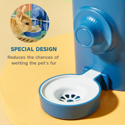 Rabbit Hanging Water Bottle Dispenser | Cage-Mounted Pet Water Feeder