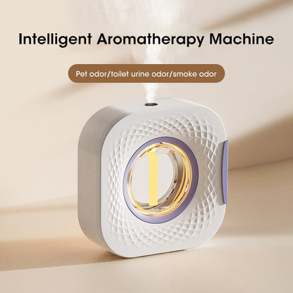 60㎡ Wall-Mounted Aromatherapy Machine | Air Purifier + Toilet Deodorizer + Humidifier + Colorful Night Light