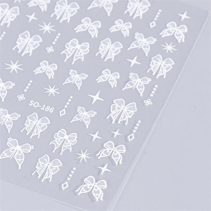 Waterproof Nail Stickers Elegant High Quality And Durable Dark Wind With Adhesiv