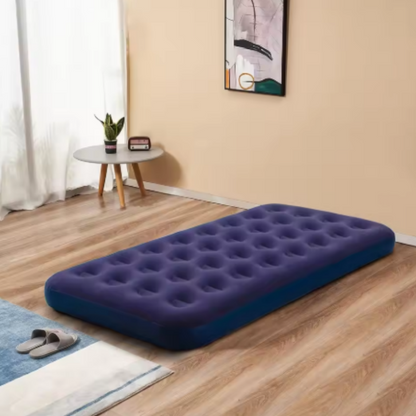 Single/Double Inflatable Air Mattress | Air Bed With Built-In Electric Pump | Camping Airbed | Integrated Pillow & Storage Bag
